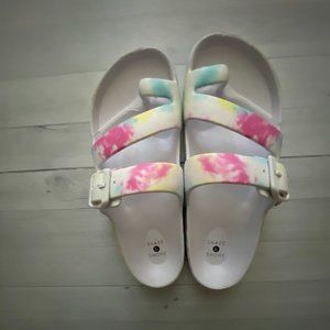 Shade & Shore Tie Dye Sandals